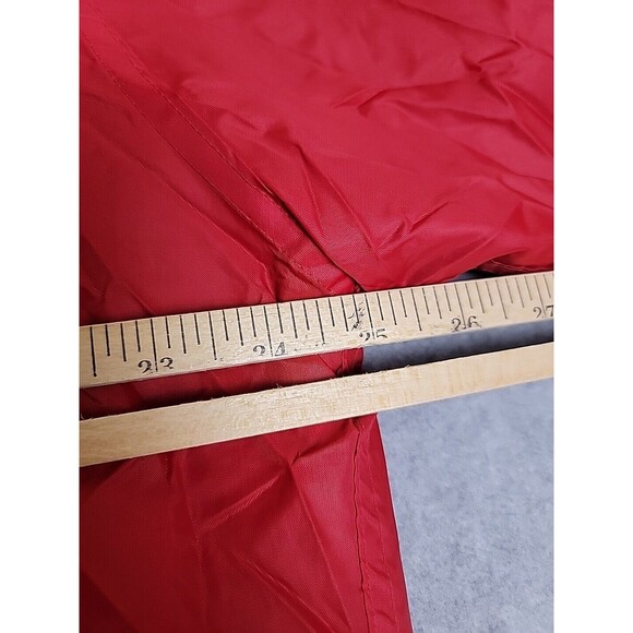 Vtg Plac Jac Dunbrooke Windbreaker Mens L Red Trucker Million Miles Zip Safety - Picture 12 of 15